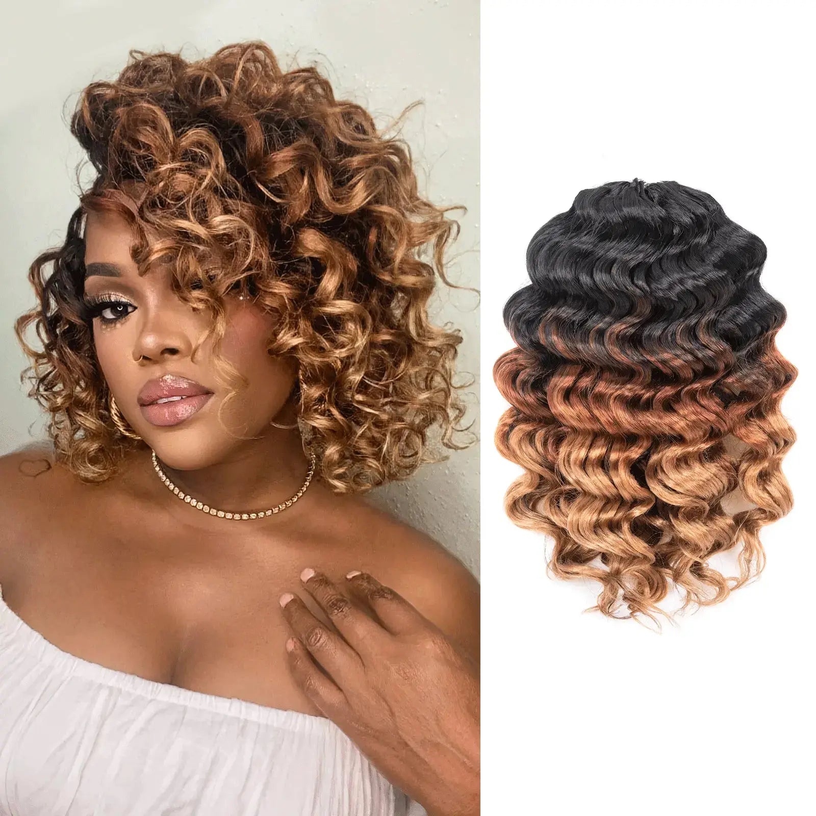 Toyotress Ocean Wave Synthetic Crochet Braiding Hair Extensions